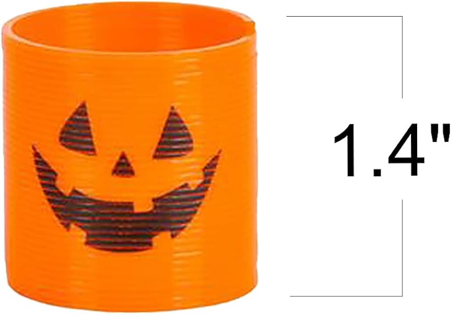 Amazon.com: ArtCreativity Jack-O-Lantern Coil Springs, Set of 48